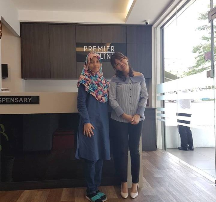 Malaysian Blogger, Cik Mizah visit Dr. Michelle Lai for brightening laser, Fractional CO2 Laser Treatment