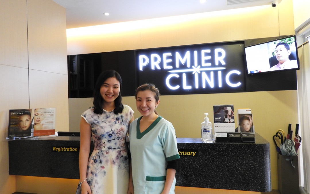 Malaysian Blogger Shirley Yu Hui Wen with Dr. Jaswine Chew on q-Switch Nd: YAG Laser treatment