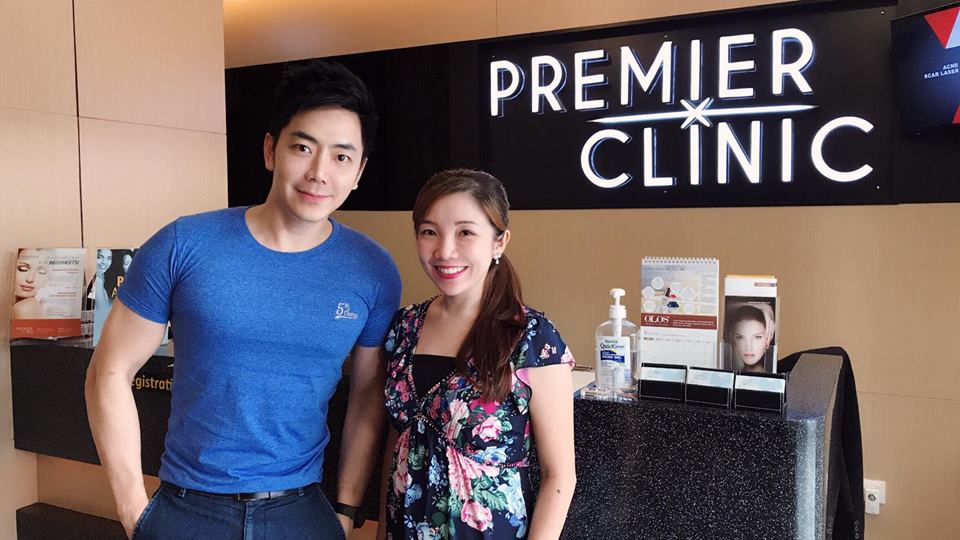 Popular Malaysian Celebrity, Nick Chung is in Premier Clinic with Dr. Jaswine Chew to get Platelet Rich Plasma treatment