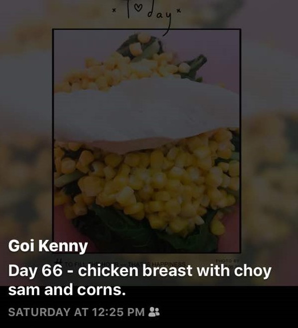 Day 66 - Chicken Breast with Choy Sam & Corns